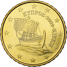 [#1047299] Cypr, 10 Euro Cent, 2009, Mosiądz, MS(65-70), KM:81