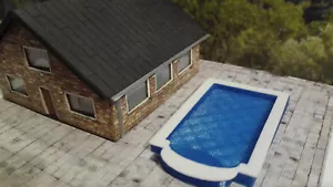 Spur N | Swimmingpool | Pool mit Treppe | Schwimmbad | Bausatz 1:160 - Bild 1 von 3