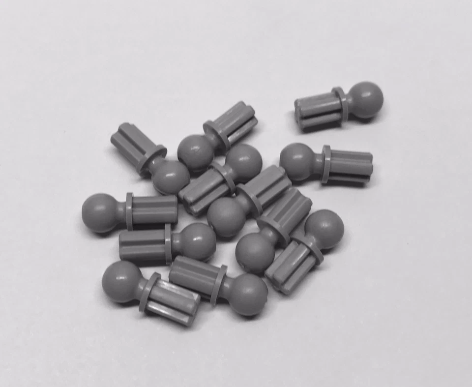 Lego Technik Technic 2736 Kugelkopf Pins Kreuz hellgrau NEU 12 Stück 4211375