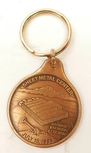 Vintage Boeing Sheet Metal Center 1988 Keyring Promo Employee Award - Picture 1 of 2