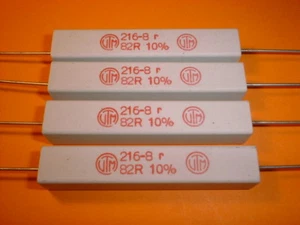 4x 82 Ohm / 11 Watt Wirewound-Power-Widerstand - Picture 1 of 2
