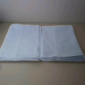 Ralph Lauren Pair Of 2 Blue/Periwinkle Pillow Cases Standard 29x18 100% Cotton - Picture 1 of 5