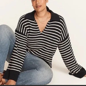 Suéter para mujer J.Crew $98 cuello relajado talla pequeña 100 % algodón - Imagen 1 de 10