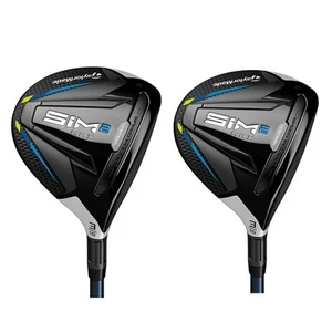 TaylorMade SIM2MAX FairwayWood 3W5W 2set RH TENSEI BLUE TM50 Flex R HC New - Picture 1 of 5