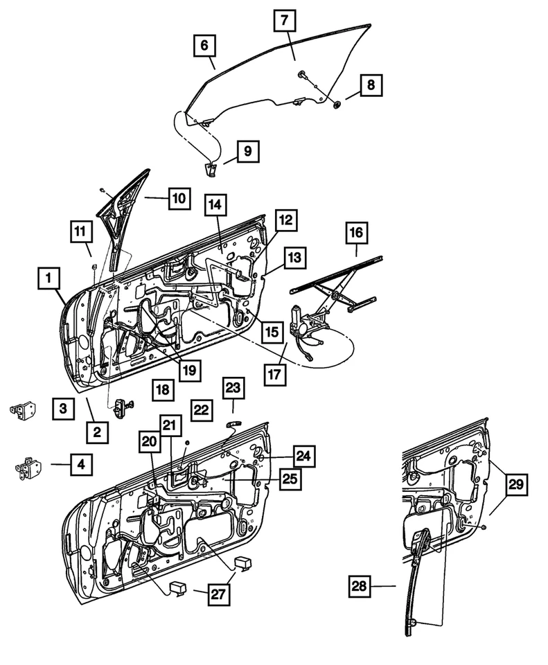 Panel exterior derecho puerta Mopar original 4658458AD Foto 1 de 1