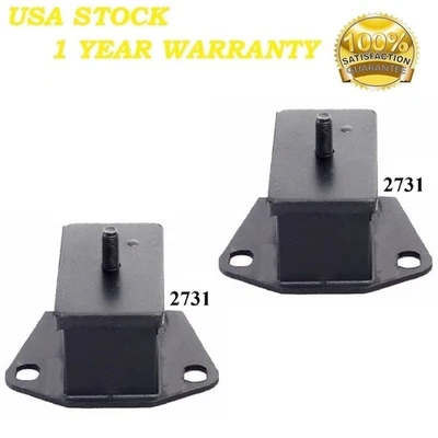 2PCS FRONT LEFT & RIGHT MOTOR MOUNT FIT DODGE CHALLENGER, D50, RAIDER, RAM 50 - Image 1 of 3