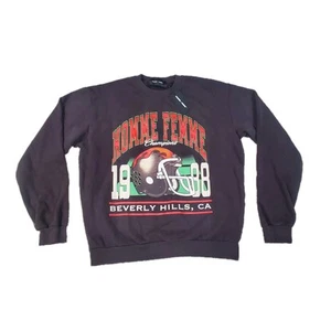 Brand New Homme Femme The Elite Crewneck Sweater Rose Dark Gray - Picture 1 of 5