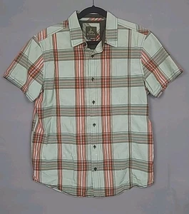 Camicia Prana Uomo Plaid Manica Corta B Piumino Esterno Verde Taglia M DANNI CANDEGGINA  - Foto 1 di 9