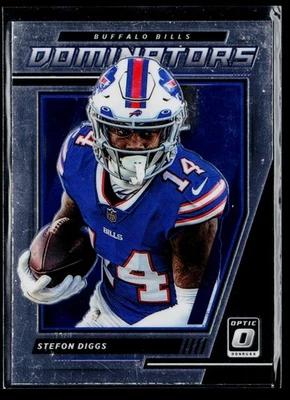 2021 Donruss Optic #DM-SD Stefon Diggs Dominators Purple Stars #/25 - Image 1 of 2