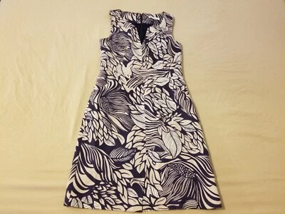 Vestido de lino para mujer Banana Republic 4 azul Foto 1 de 4