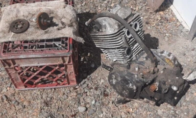 Yamaha XT 550 Engine Motor   1982 - Image 1 of 4