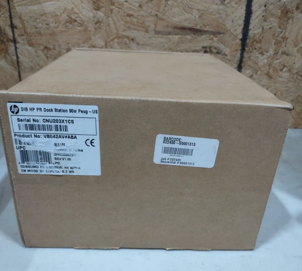 HP Docking Station VB042AV#ABA with 90W AC Adapter. - Image 1 of 1