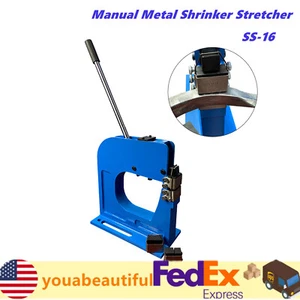 SS-16 Metal Shrinker Stretcher Fabrication 16 Gauge 8.5" Deep Throat w/ a Handle - Foto 1 di 12