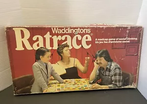 RATRACE, WADDINGTON'S, 1973! KLASSISCHES SPIEL DES SOZIALEN KLETTERNS! RED BOX EDITION! - Bild 1 von 4
