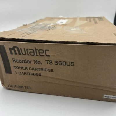 Genuine Muratec TS 560US / TS560US Black Toner Cartridge for F-520 / 560 - Image 1 of 4