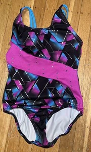 Freestyle Danskin Leotards Dance Tumbling Gymnastics Girls Size:4/5 EUC - Picture 1 of 3