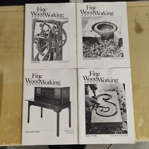 Fine Woodworking Magazine Lot 1978 Complete Year 4 issues Rare Vintage Crafting - Picture 1 of 24