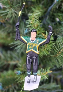 Derian Hatcher Dallas Stars Hockey NHL Xmas Ornament Tree Holiday vtg Jersey #2 - Picture 1 of 4