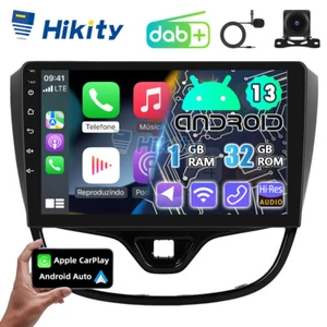 DAB+ 10,1" CarPlay Android 15 Autoradio Für Opel Karl 2015-2019 GPS NAVI WIFI BT - Bild 1 von 17