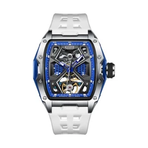 Reloj deportivo Tonneau mecánico automático para hombre cristal de zafiro impermeable luminoso - Imagen 1 de 18