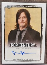 2017 Leaf Pop Century Signatures Norman Reedus Auto #BA-NR1 WALKING DEAD