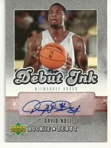 2006-07 UPPER DECK BASKETBALL - DAVID NOEL AUTO - DEBUT INK - BUCKS ROOKIE CARD - Picture 1 of 2