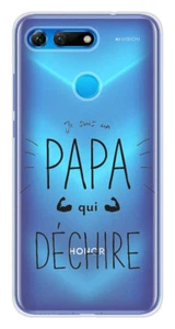 Coque en silicone imprimée compatible Huawei Honor View 20 Papa qui déchire - Bild 1 von 3