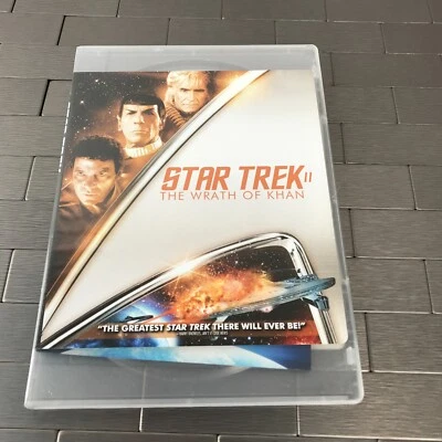 STAR TREK II THE WRATH OF KHAN Blu-ray William Shatner Leonard Nimoy Sci-fi Foto 1 de 4