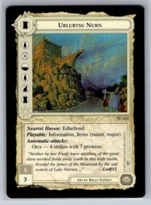 Urlurtsu Nurn quasi nuovo Limited Dark Minions Terra di Mezzo CCG LoTR - Foto 1 di 1