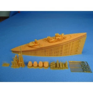 Parts  Detailing Ship HMS Indomitable Metallic Details MDR1200-04 Scale 1:1200  - Picture 1 of 24