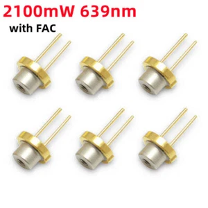 1/3/5PCS Lasertree High Power 2100mW 639nm Red Laser Diode with FAC Square
