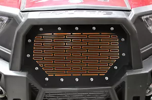 Steel Grill for Polaris RZR 1000 XP 14-18 RZR 900S Grille BRICKS Orange Underlay - Bild 1 von 3