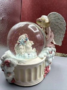 DREAMSICLES MUSIKALISCHE SCHNEEKUGEL 1995 HC 100 "HERZ AN HERZ" ENGEL. "CHERISH - Bild 1 von 20