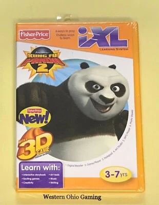 Fisher-Price iXL Kung Fu Panda 2 NEW Learning System 3D Game - Image 1 of 2