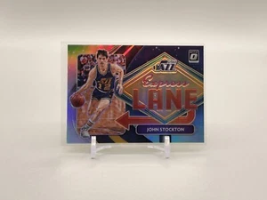 John Stockton 2020-21 Donruss Optic #2 Express Lane plata Holo Prizm - Imagen 1 de 2