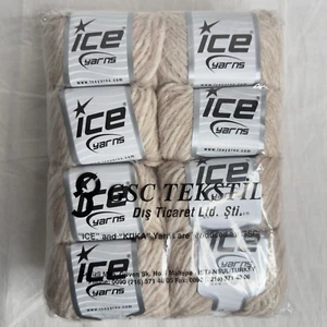 FILATI GHIACCIO lusso "TECHNO ETNO" ingombrante ALPACA lana merino filato acrilico ~ 8 MATASSE - Foto 1 di 15