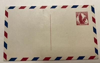 1960 FDC 5c Eagle Airmail postcard unused - Image 1 of 3