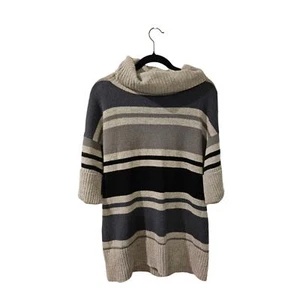 Kenar Suéter Vintage Corderos Lana Angora Azul Gris Manga Corta Mujer L - Imagen 1 de 5