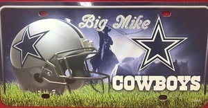 Dallas Cowboys NFL License Plate Personalized Engraved Auto Car Tag Vanity Plate - Picture 1 of 3