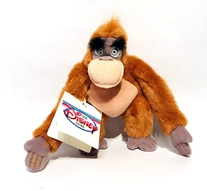 Disney Store Mini Bean Bag KING LOUIE Jungle Book Plush 8" Orangutan with Tag - Picture 1 of 8