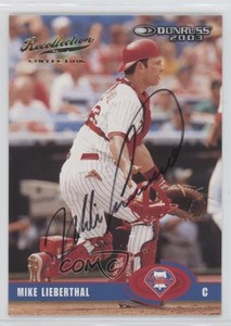 2005 Donruss Champions Recollection Collection /20 Mike Lieberthal #349 Auto