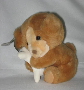 Peluche pupazzo vintage Mattel Emotions con osso 1986 - Foto 1 di 6