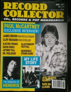 Record Collector Magazine - June 1997 - No 214 - Paul McCartney, Hendrix, Jethro - Imagen 1 de 3