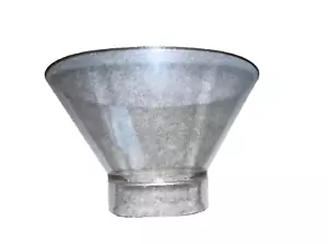 VTG CUISINART wide oval funnel Clear fits CFP-4, 5, 5A, 9 FOOD PROCESSOR - Picture 1 of 3