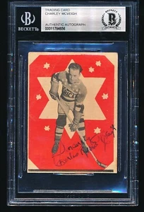 1933 OPC O-Pee-Chee Signed Autographed CHARLEY 'RABBIT' McVEIGH Beckett BAS Auth - Picture 1 of 2