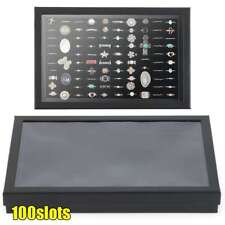 100 Slots Jewelry Ring Display Organizer Case Tray Holder Display Storage Box