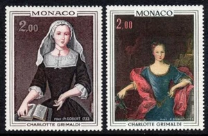 MONACO MNH 1973 SG1108-09 Paintings - Imagen 1 de 1