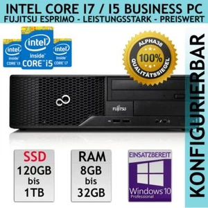 Fujitsu Esprimo E500 Mini PC SFF Intel Core i7 i5 SSD 8 16 32GB Ram Konfigurator - Bild 1 von 9