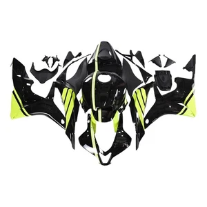 Yellow Black Motor Fairings For Honda F5 CBR600RR 2007 2008 07 08 ABS Bodywork - Picture 1 of 9
