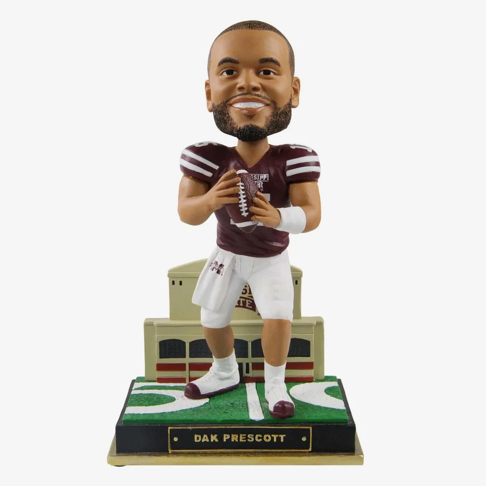 FOCO Dak Prescott Mississippi State Bulldogs Gates Series Bobblehead NCAA